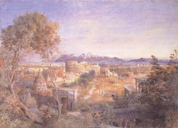 Samuel Palmer A View of Ancient Rome Sweden oil painting art